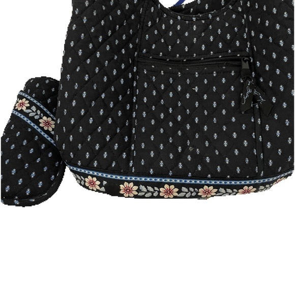 Vera Bradley Black and White Tote with Eyeglass Case - Picture 2 of 7